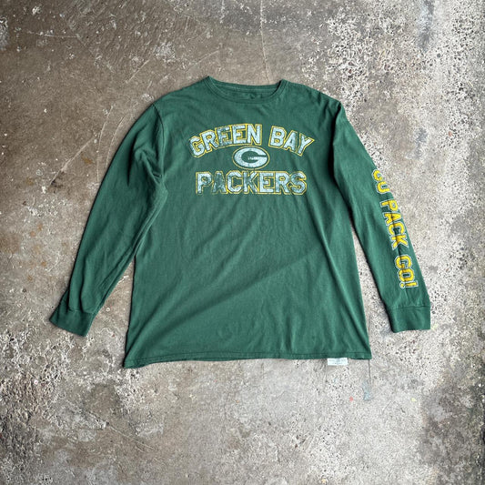 Green Graphic Green Bay Packers NFL Long-Sleeve T-Shirt - XL