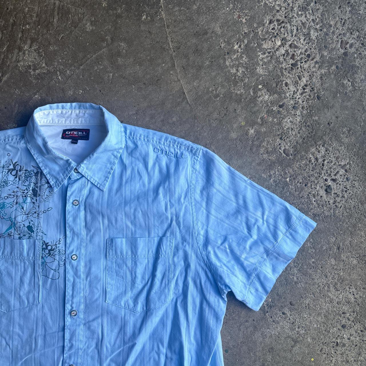 Light Blue O’Neil Patterned Short Sleeve Shirt