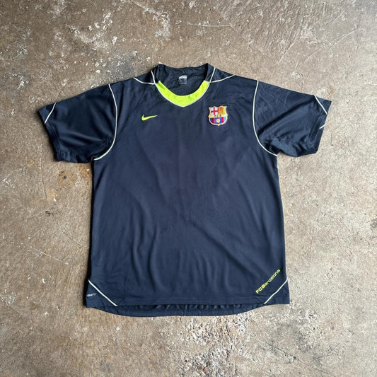 Dark Navy Nike Barcelona 2007/08 Training Shirt