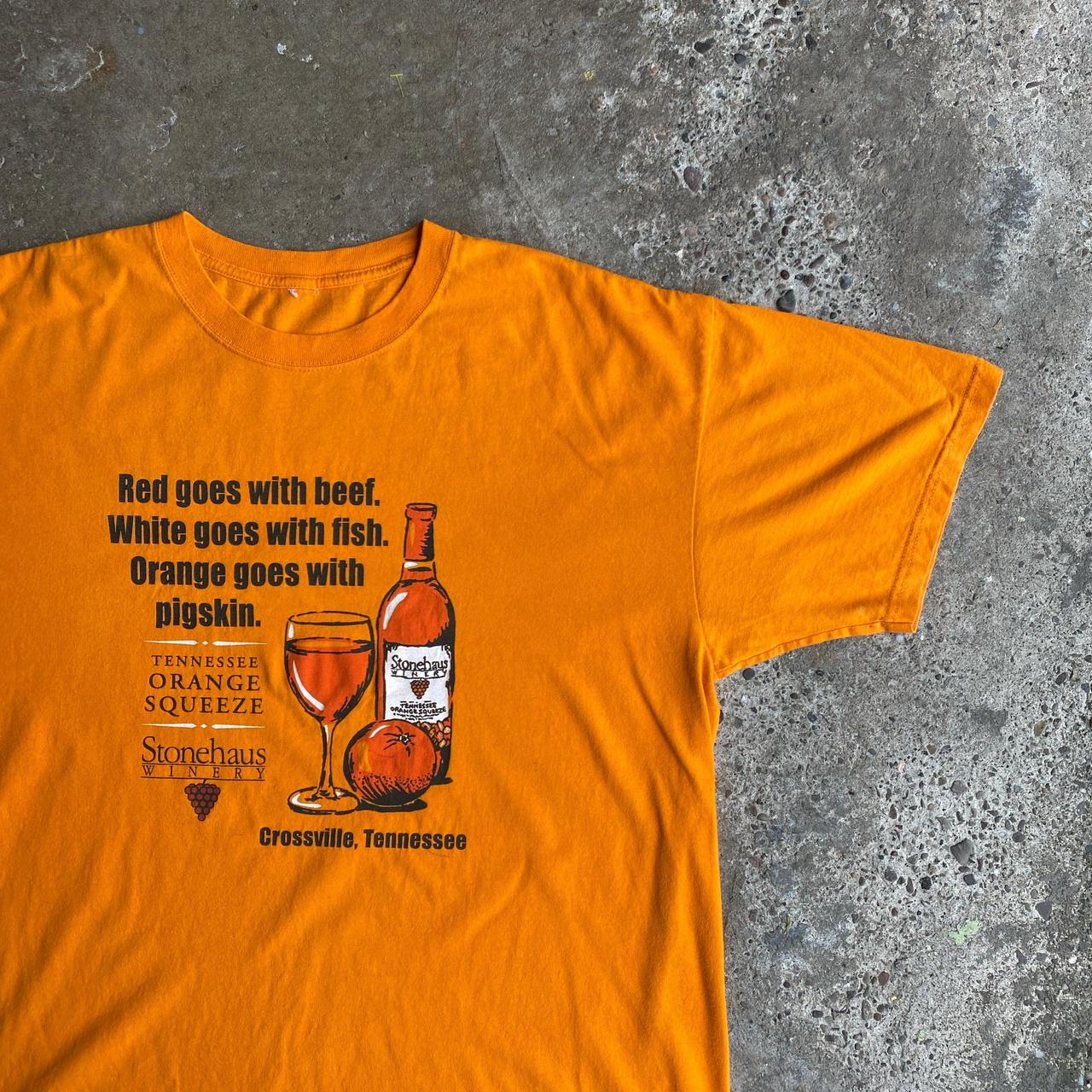 Orange Winery Graphic T-Shirt - XL