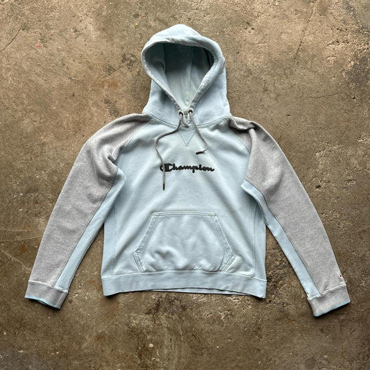 Light blue and grey hoody