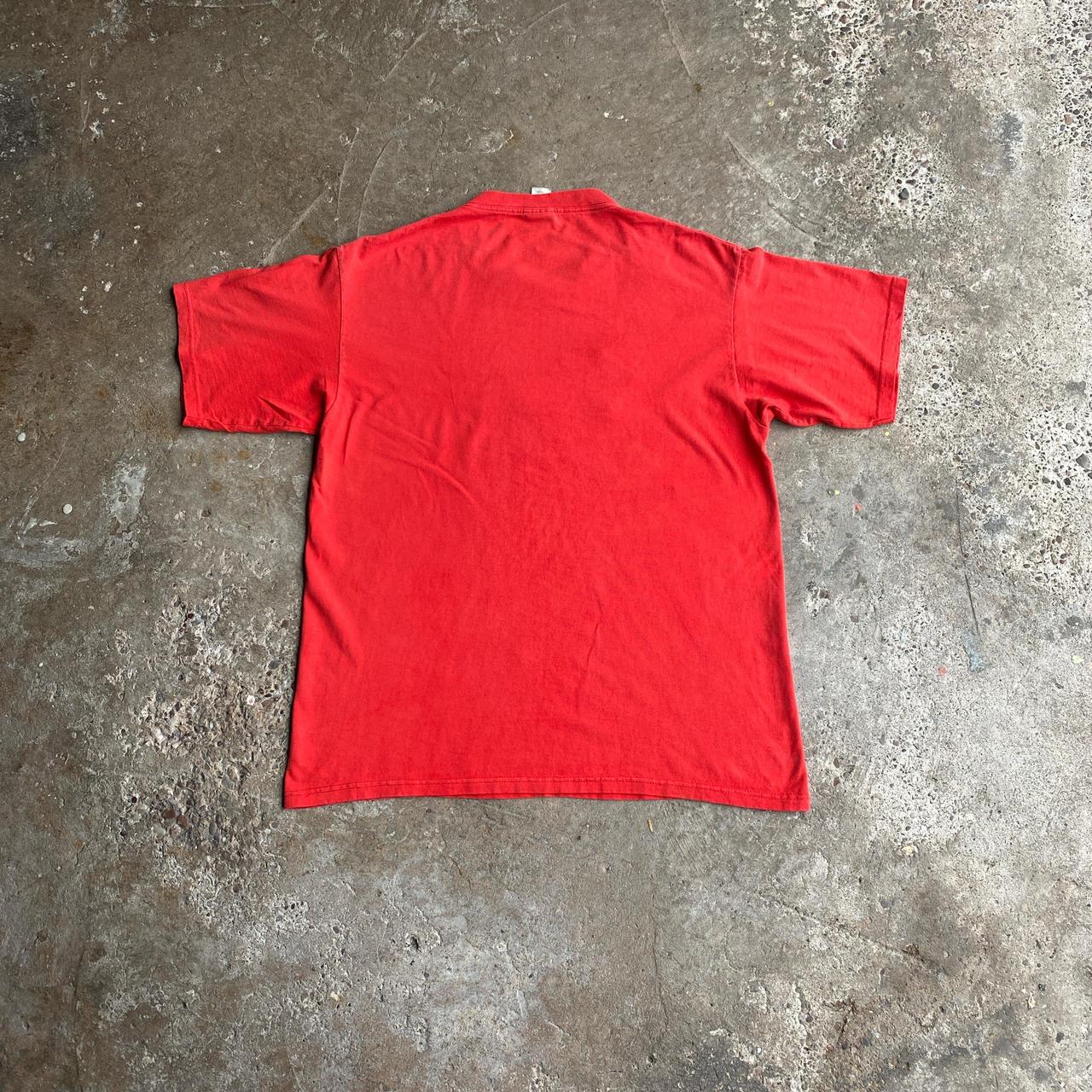 2002 Anaheim Angels Red Graphic Champions Lee T-Shirt - L