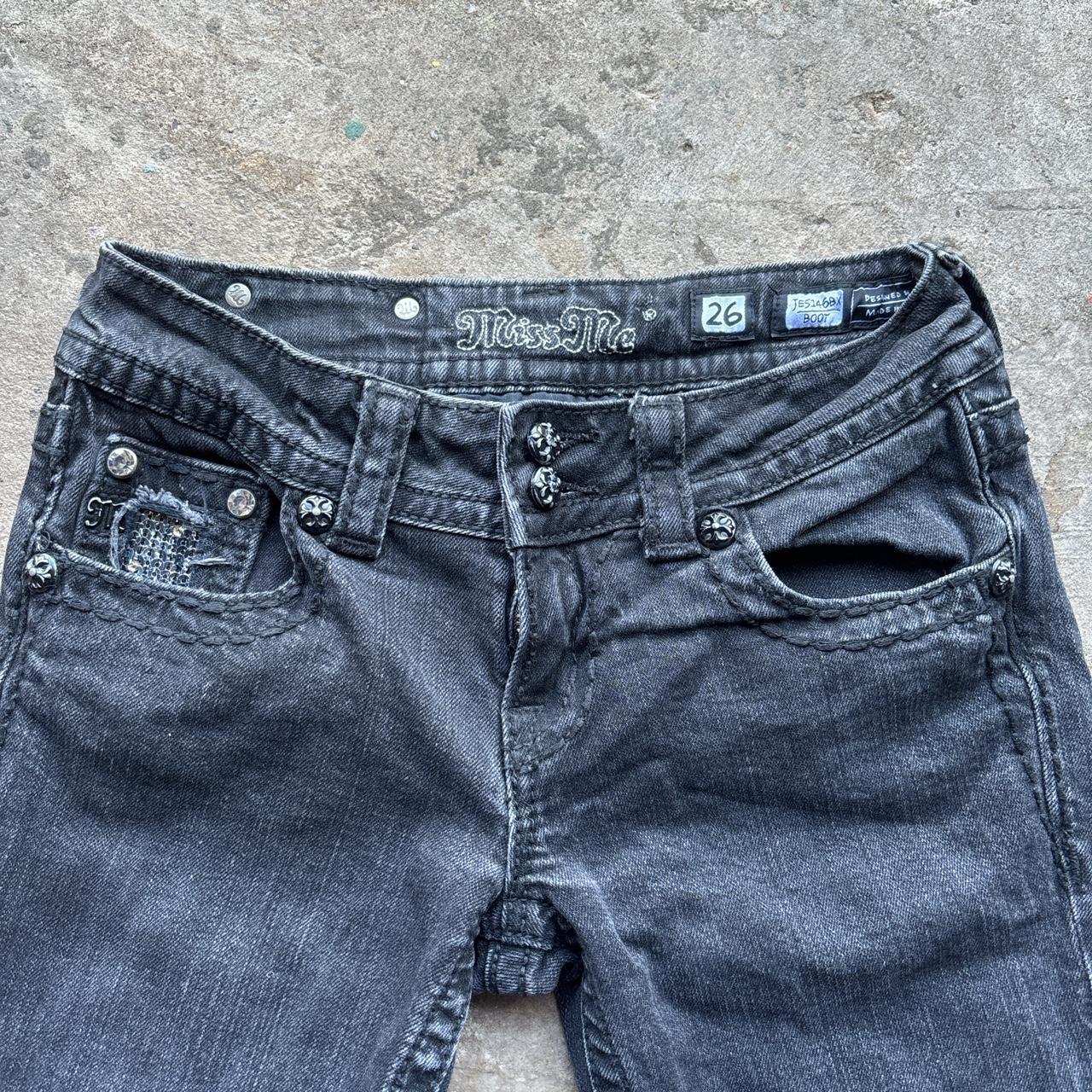 Black Miss Me denim shorts