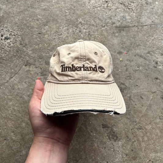 00s Tan Timberland Baseball Cap