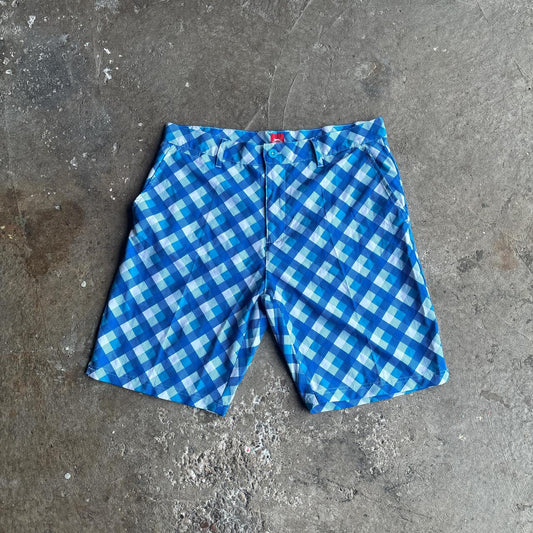 Blue & White Slazenger Patterned Shorts