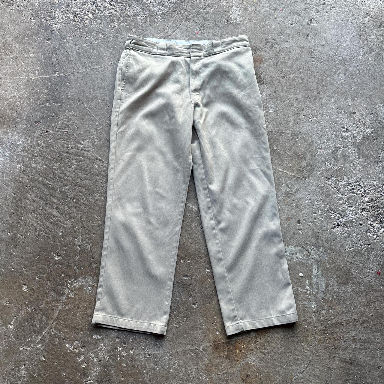 Cream Dickies skater trousers - W36