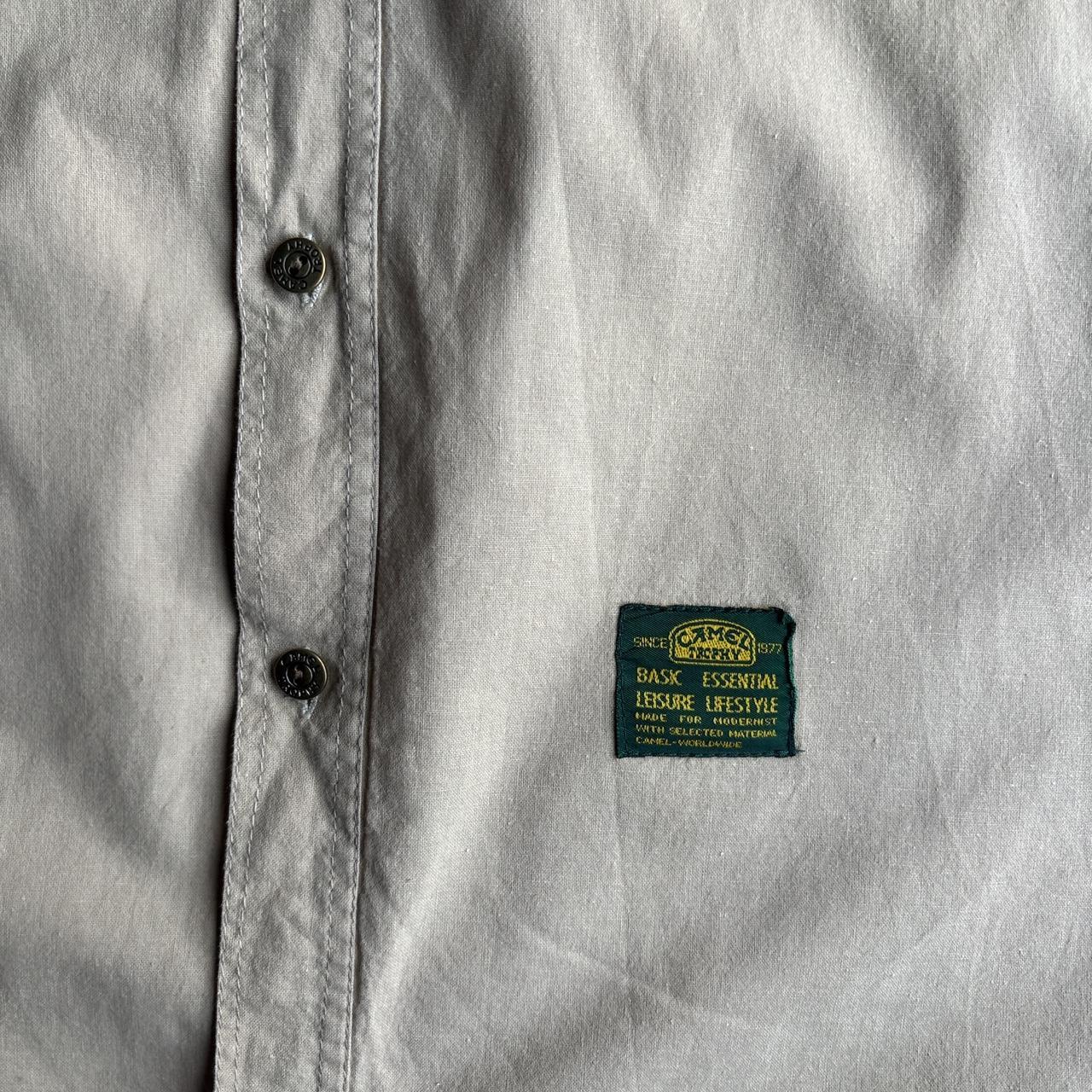 Vintage Cream Camel Workwear Shirt