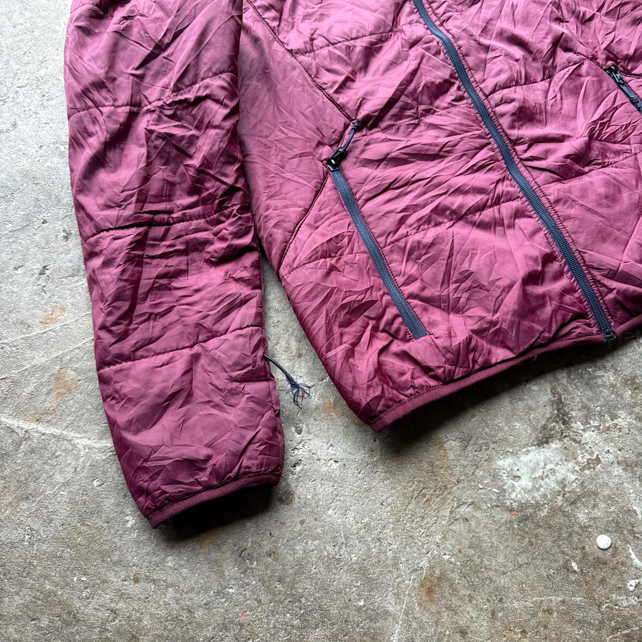 Burgundy Champion puffer jacket