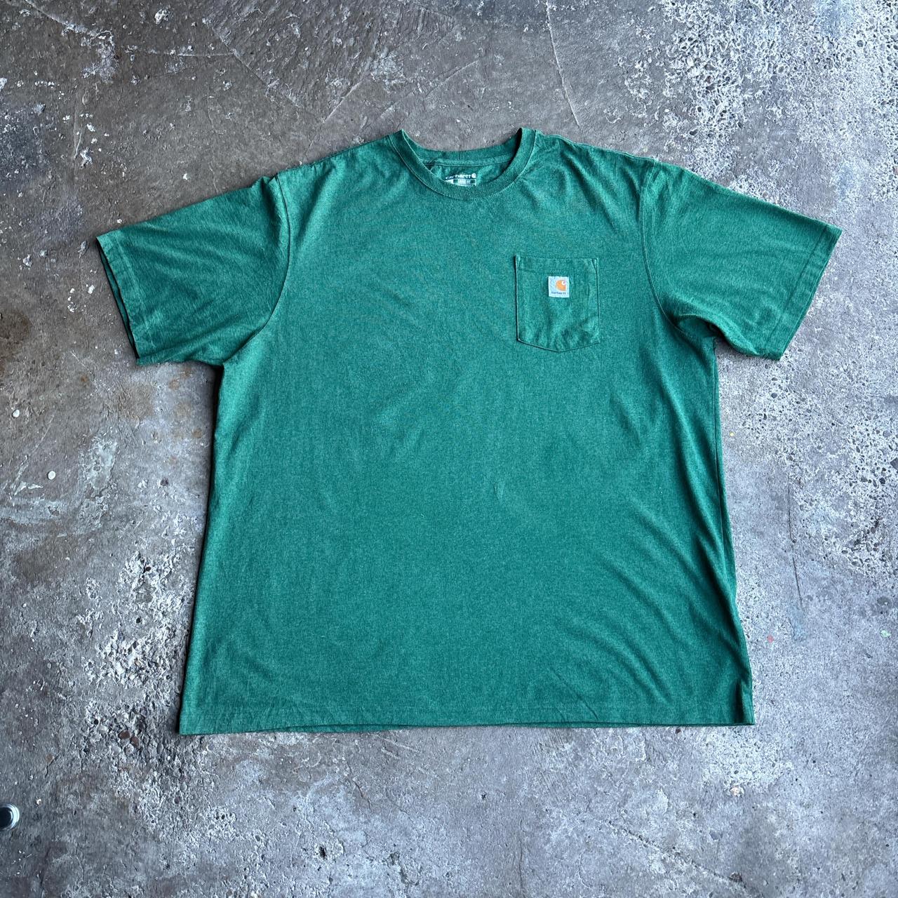 Green Carhartt Loose Single Pocket T-Shirt - 3XL