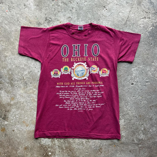 Bergundy Ohio t-shirt