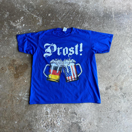 Blue ‘Prost’ Beer T-Shirt