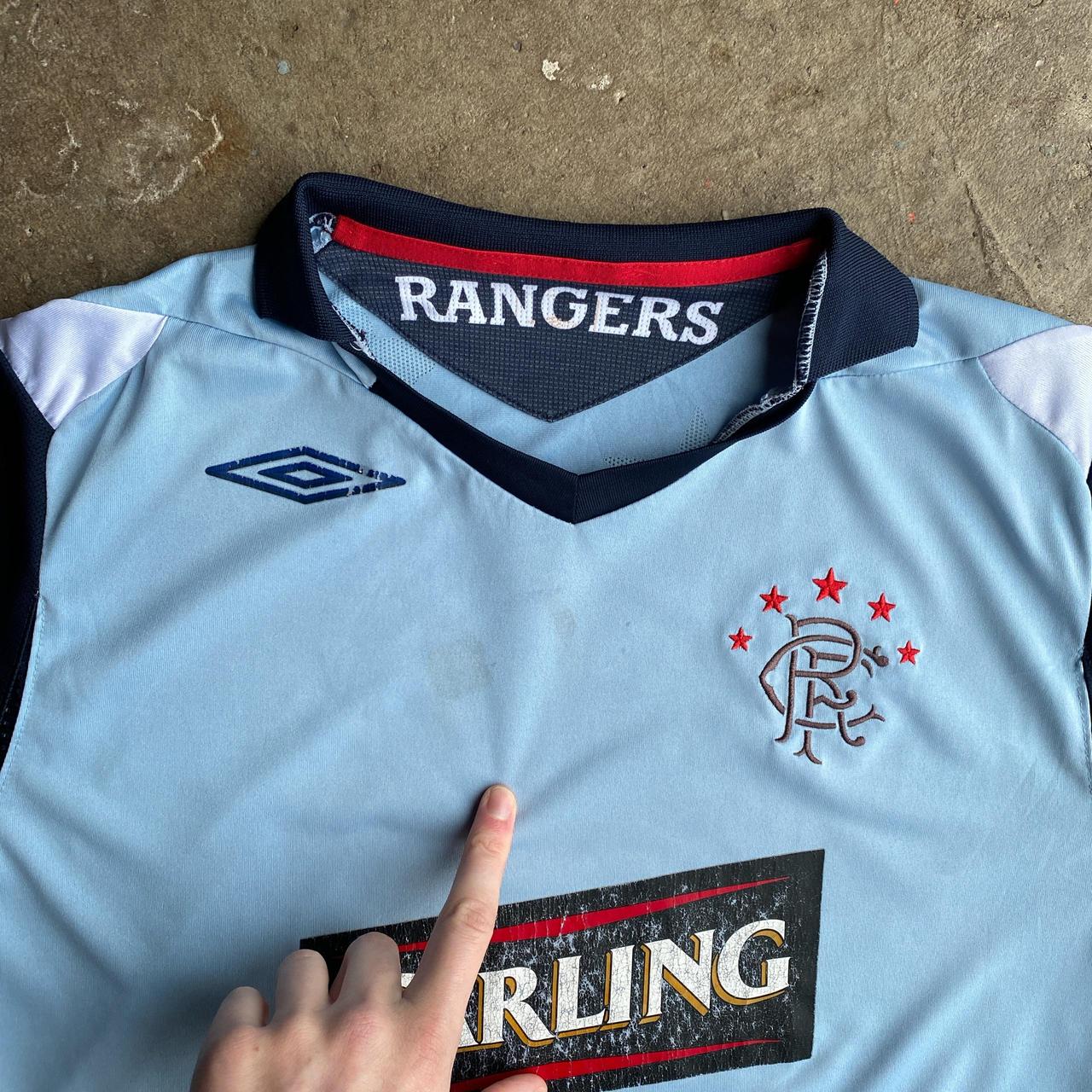 Umbro Rangers Light Blue 2006/07 Third Kit - M
