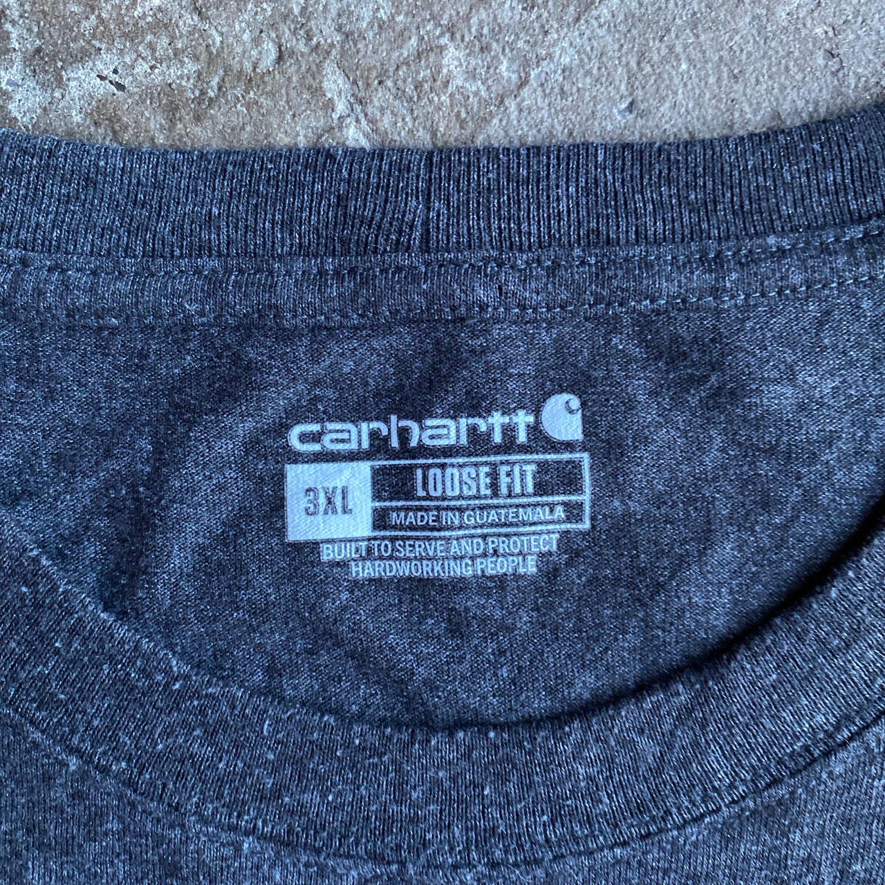 Dark Grey Carhartt Single Pocket T-Shirt - 3XL