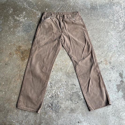Washed Brown Dickies Pants/Jeans