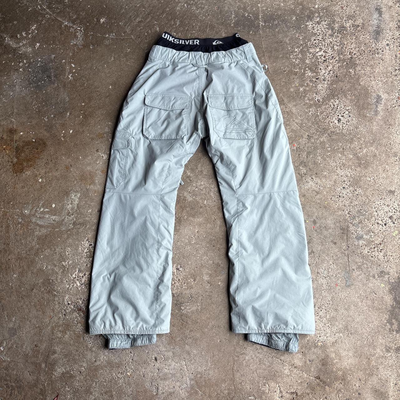 Grey Quiksilver Ski Pants - S/W30