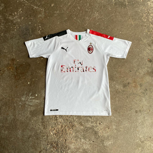 White AC Milan Puma Away Shirt - S
