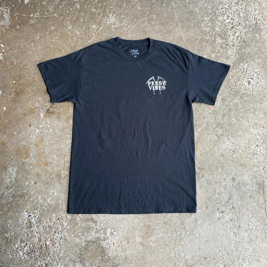 Funny Black Graphic Beer T-Shirt - M