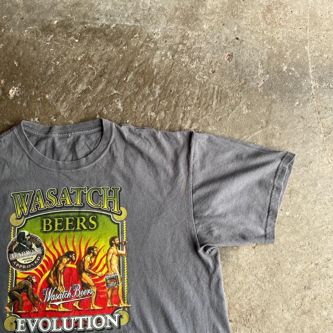 Grey ‘Wasatch Beers’ Graphic Bar T-Shirt