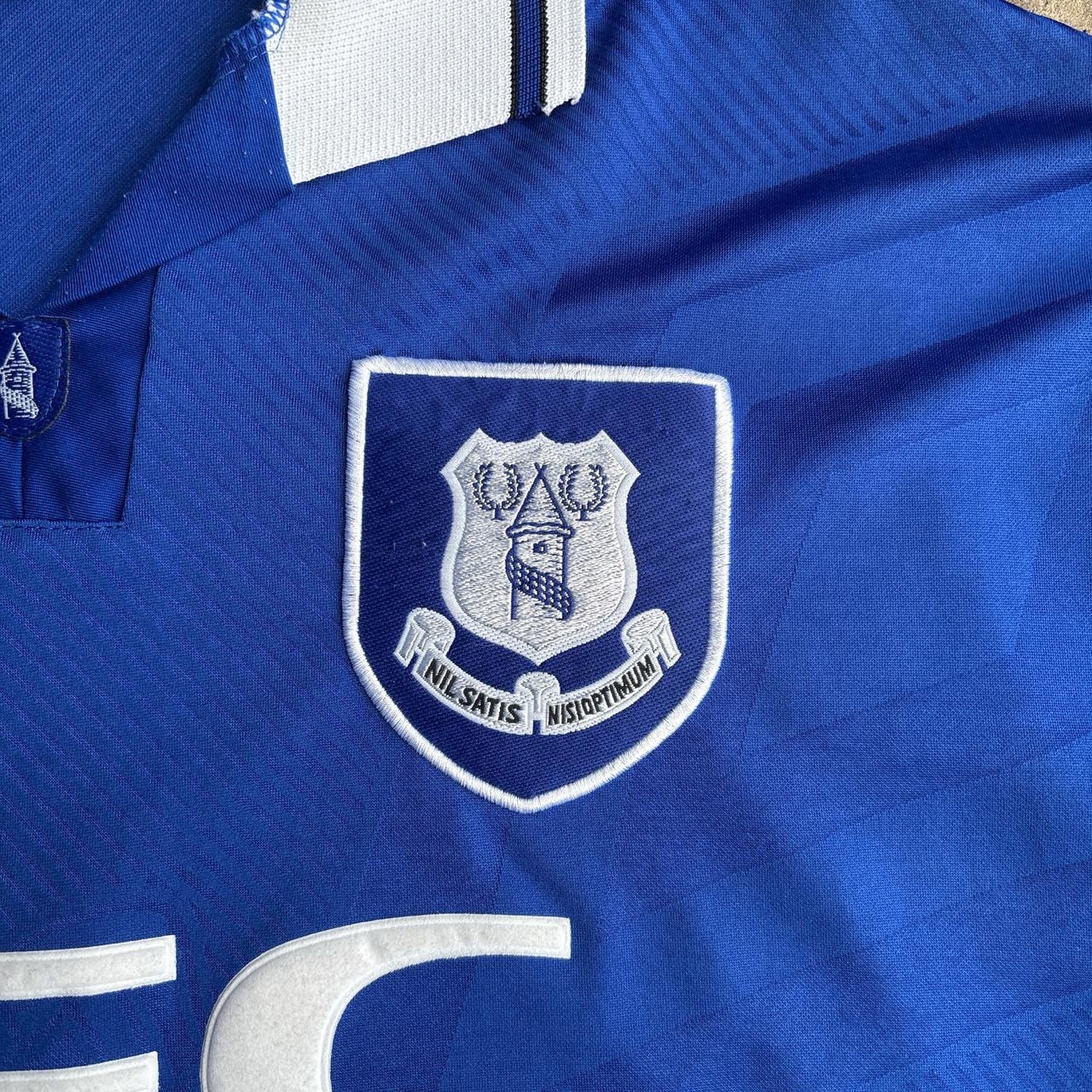 Blue Everton 1993-95 Umbro Football Home Shirt - L