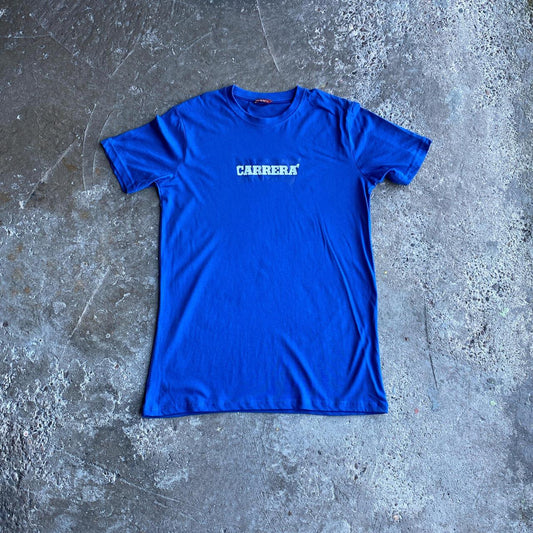 Blue Graphic Carrera T-Shirt - S