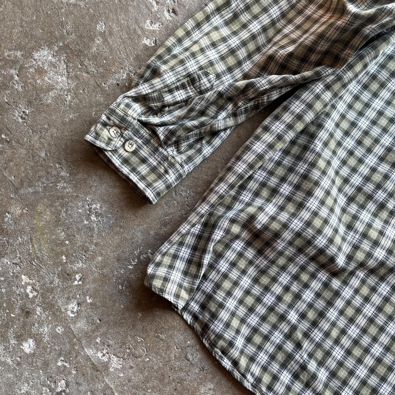 Green Plaid Carhartt Long-Sleeve Shirt