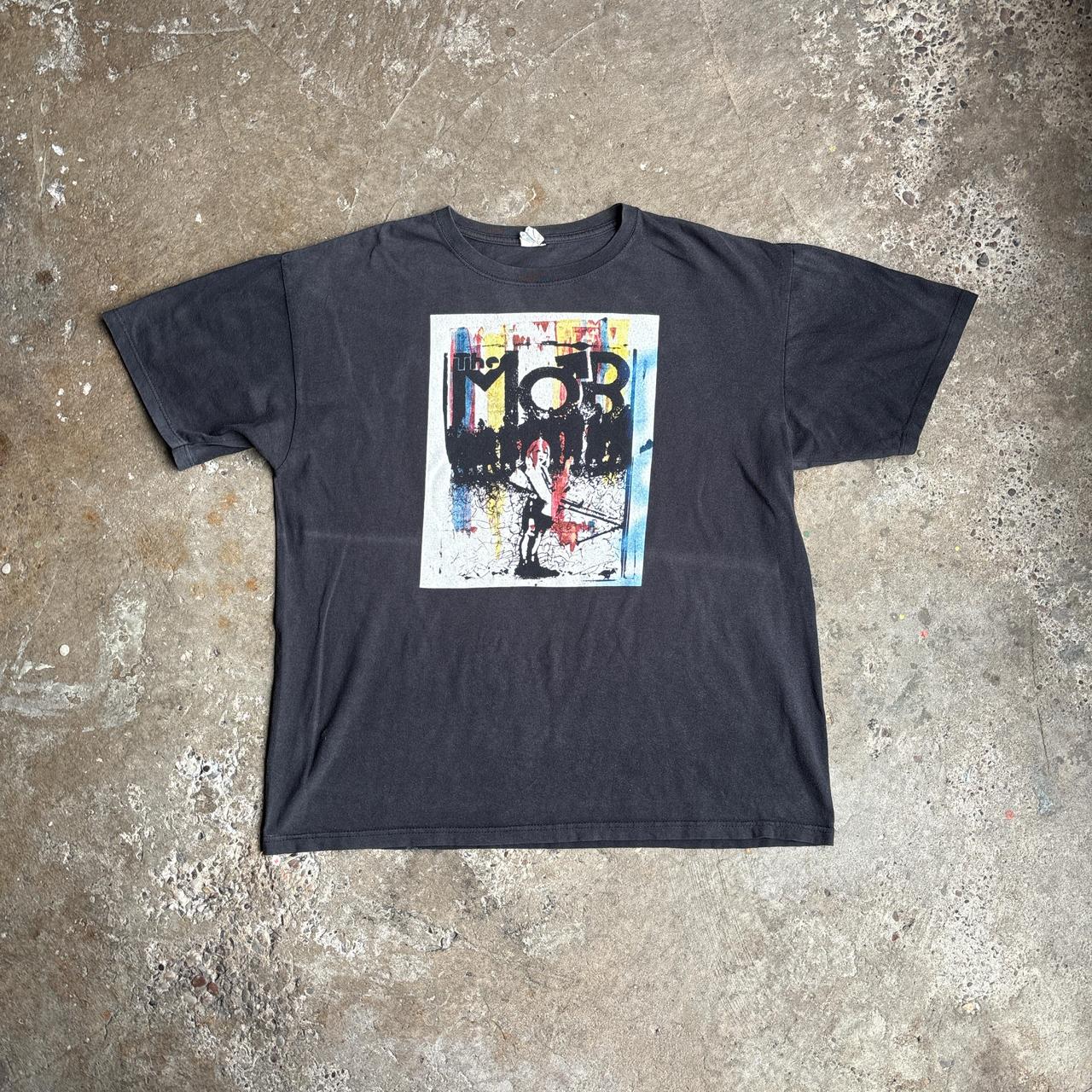 Vintage Black ‘The Mob’ Band T-Shirt - XL