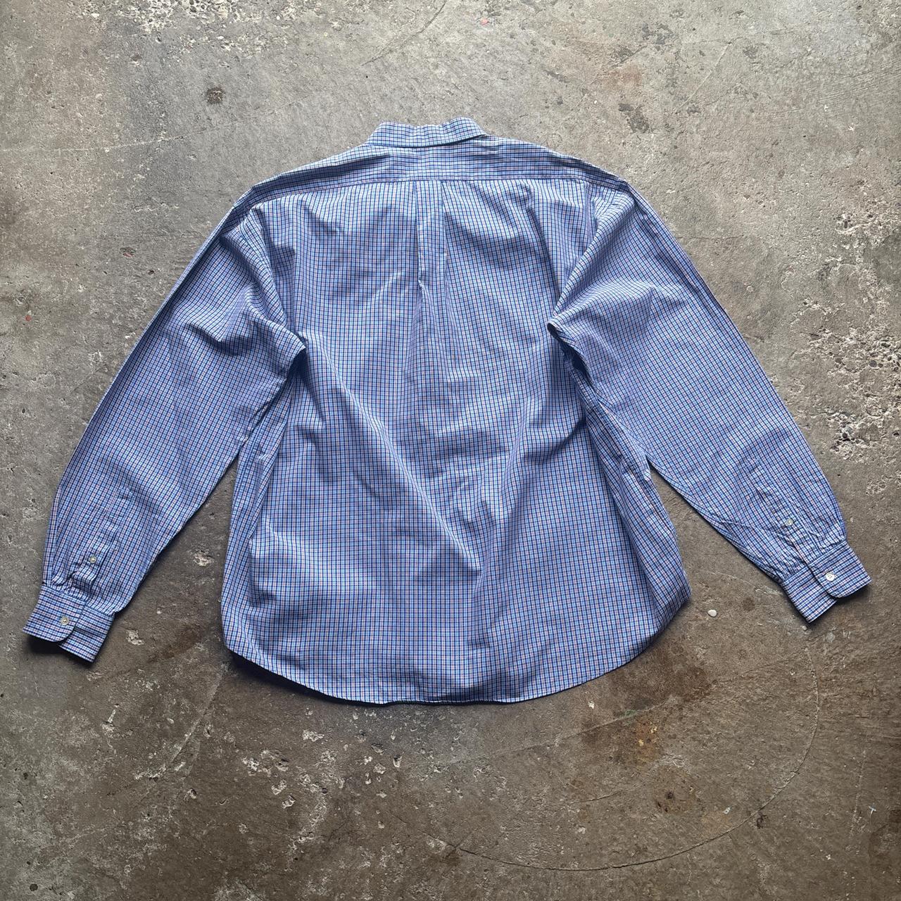 Blue and orange Yves Saint Laurent (YSL) shirt - XL