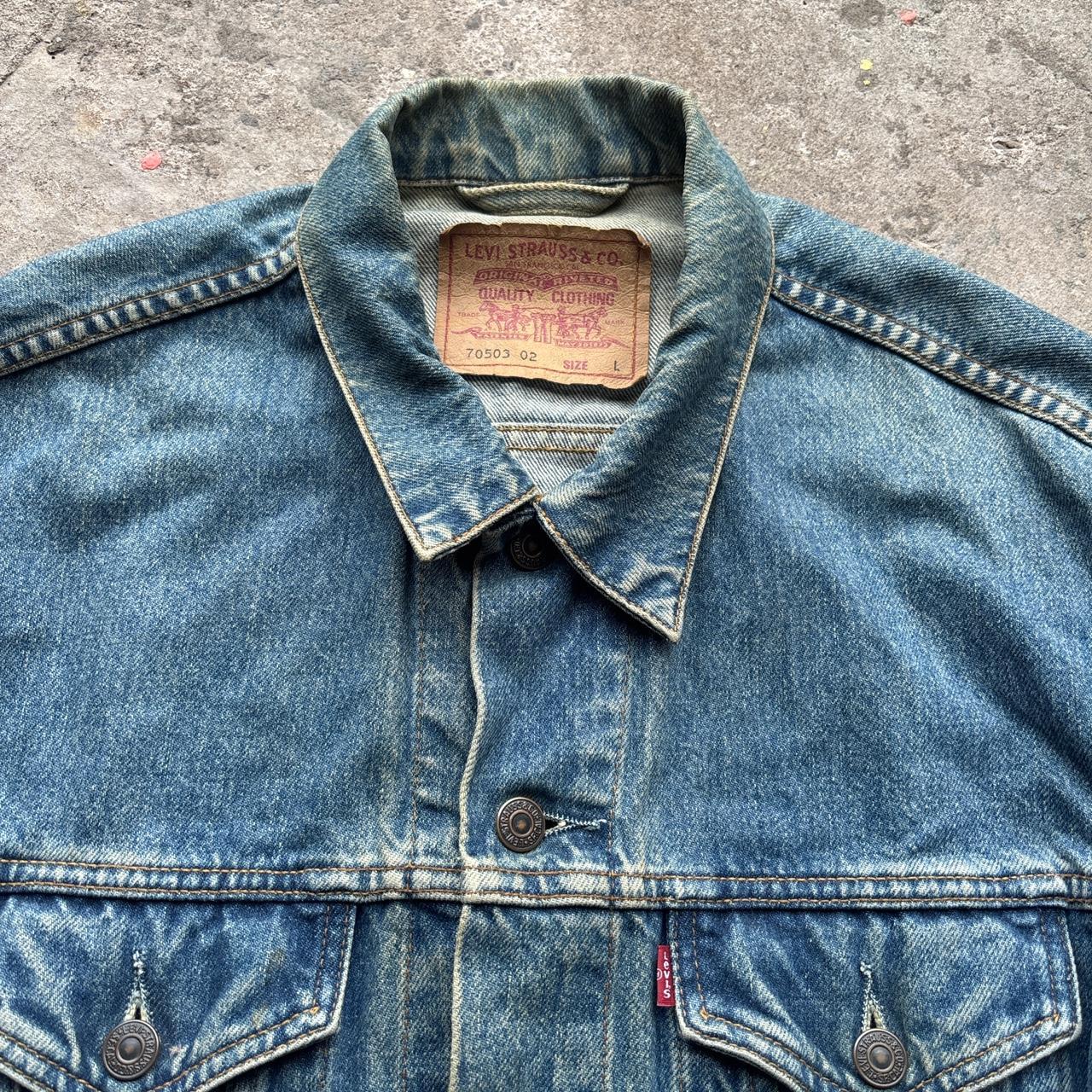 Vintage 80s Levi's 70503 02 Trucker Jacket - L