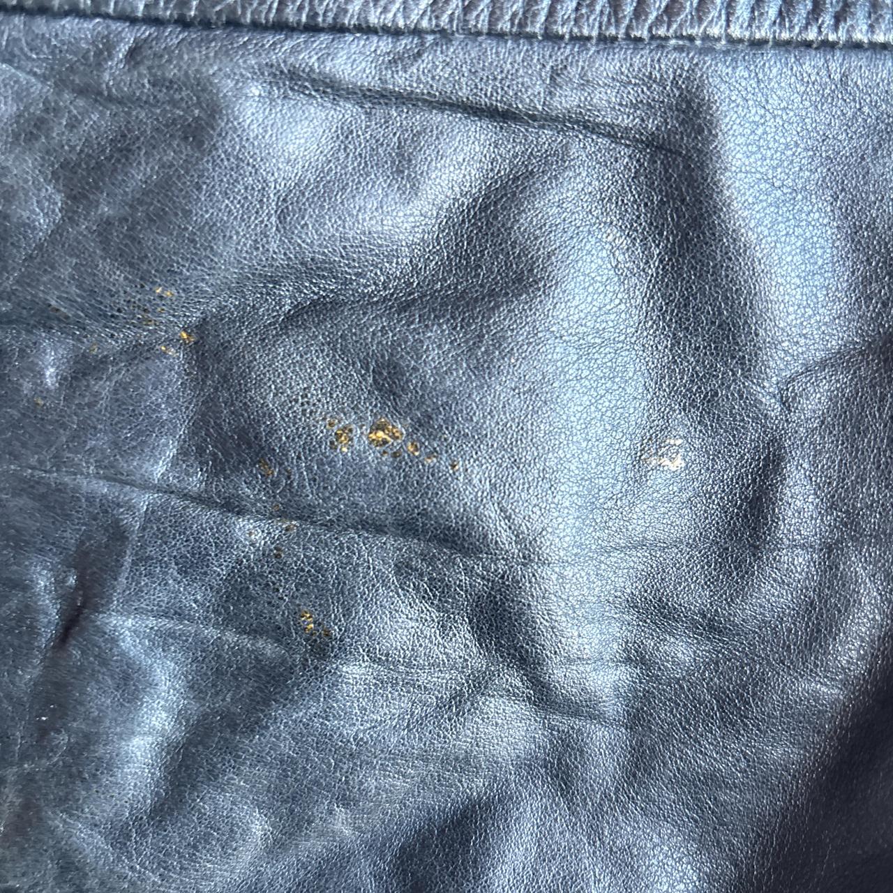 Black Faux Leather ‘Paolo Negrato’ Button Up Vest