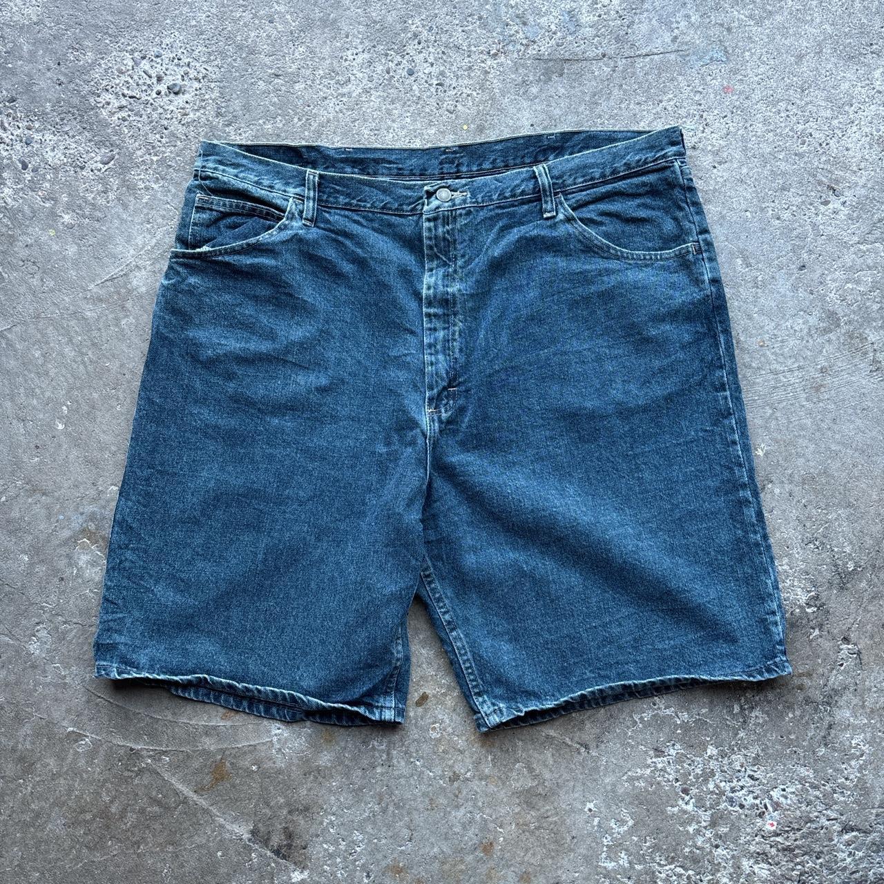 Blue denim Wrangler shorts
