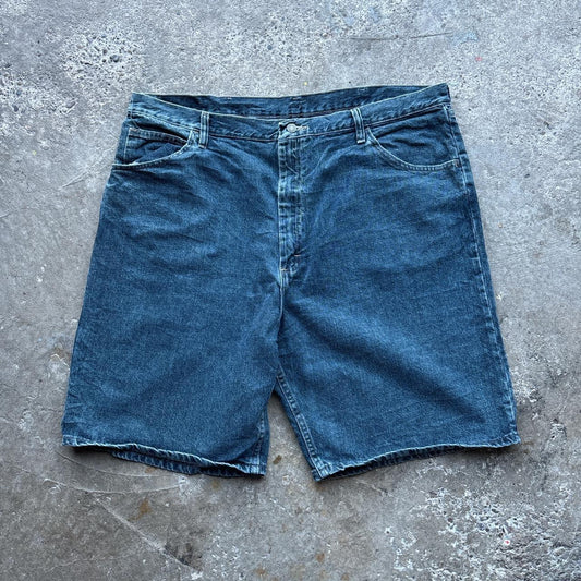 Blue denim Wrangler shorts