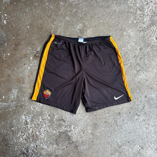 Brown Nike Roma Dri-Fit Football Shorts