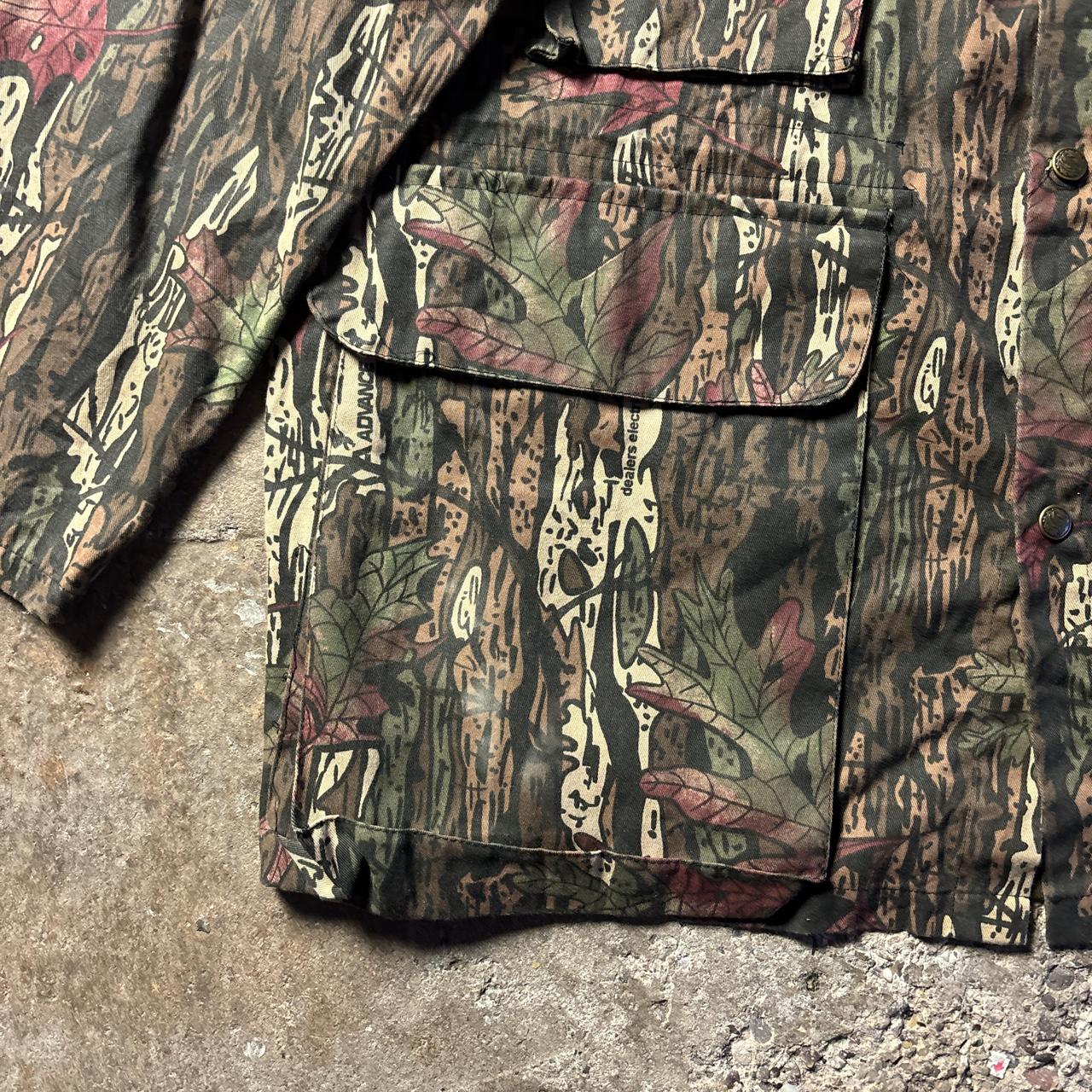 Brassada Woodland Print Button Up Jacket - XL