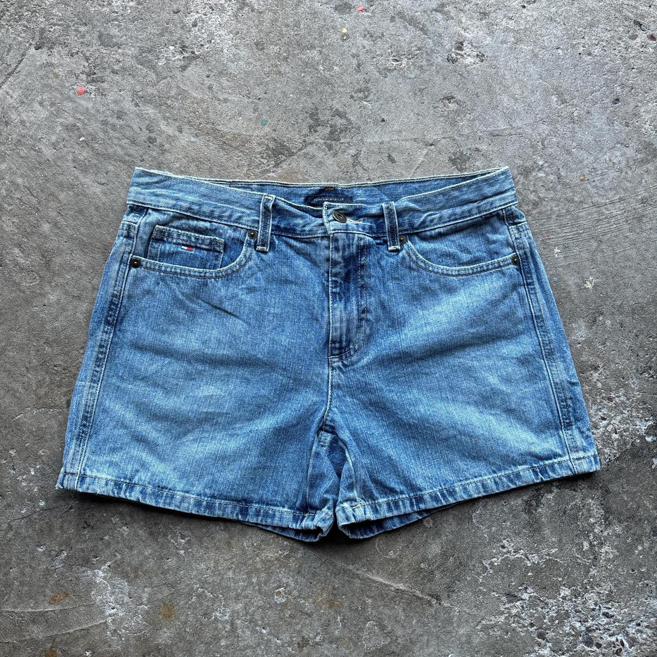 Blue denim Tommy Hilfiger short shorts