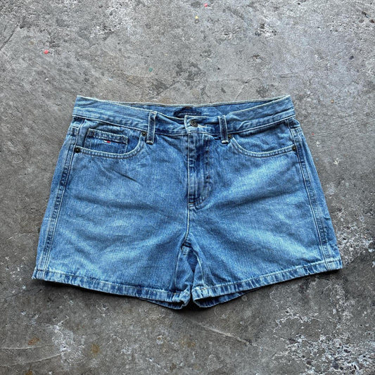 Blue denim Tommy Hilfiger short shorts