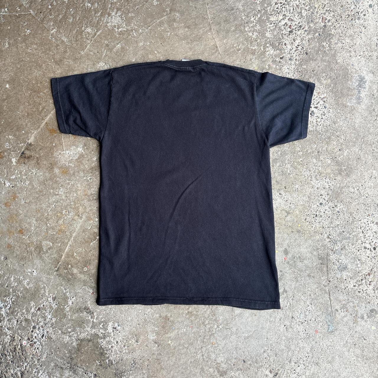 Black ‘Snap On’ Text Print T-Shirt - M