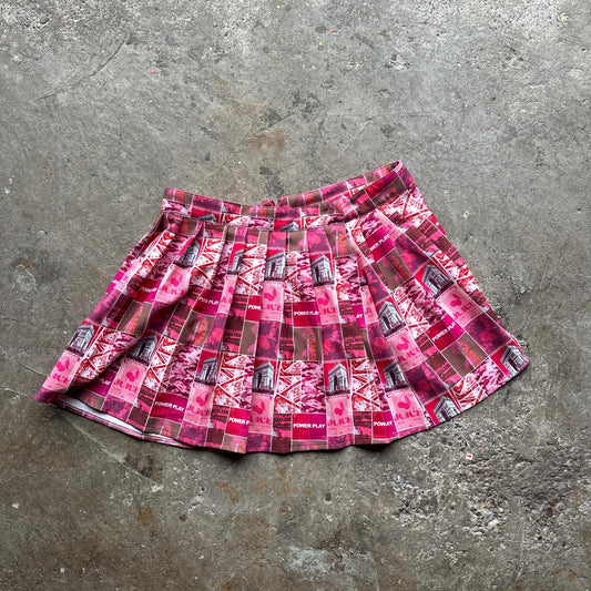 Y2K pink Paris skirt