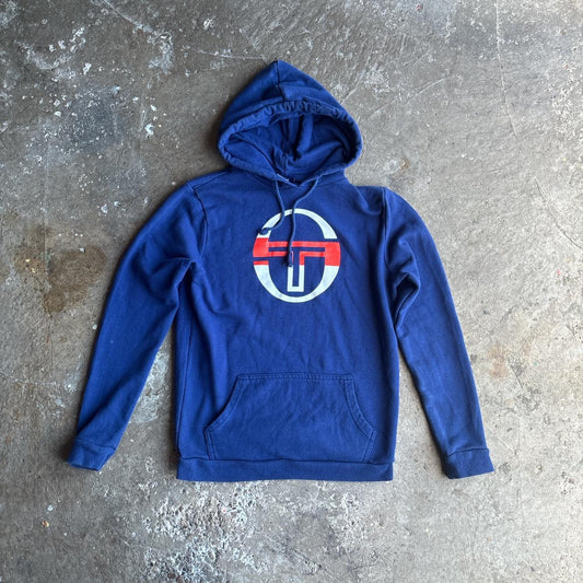Blue Sergio Tacchini Logo Hoodie