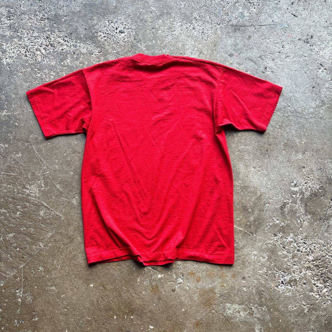 Red NASA graphic tee - L