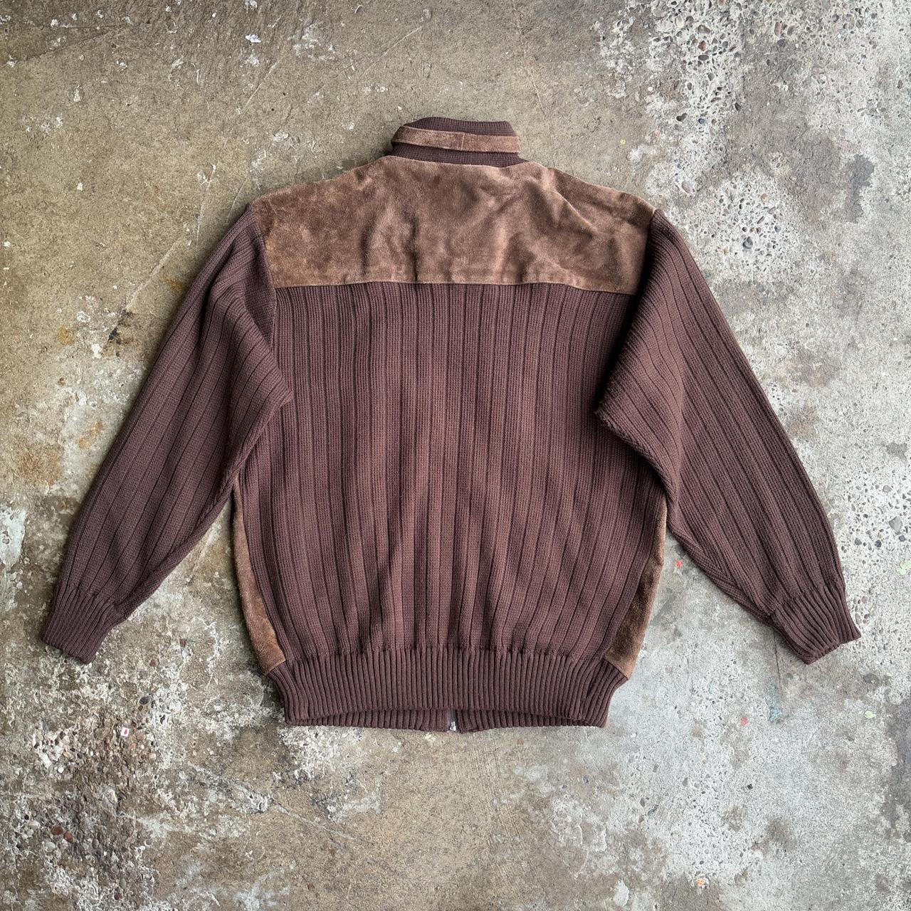 70s Tootal Brown suede leather jacket