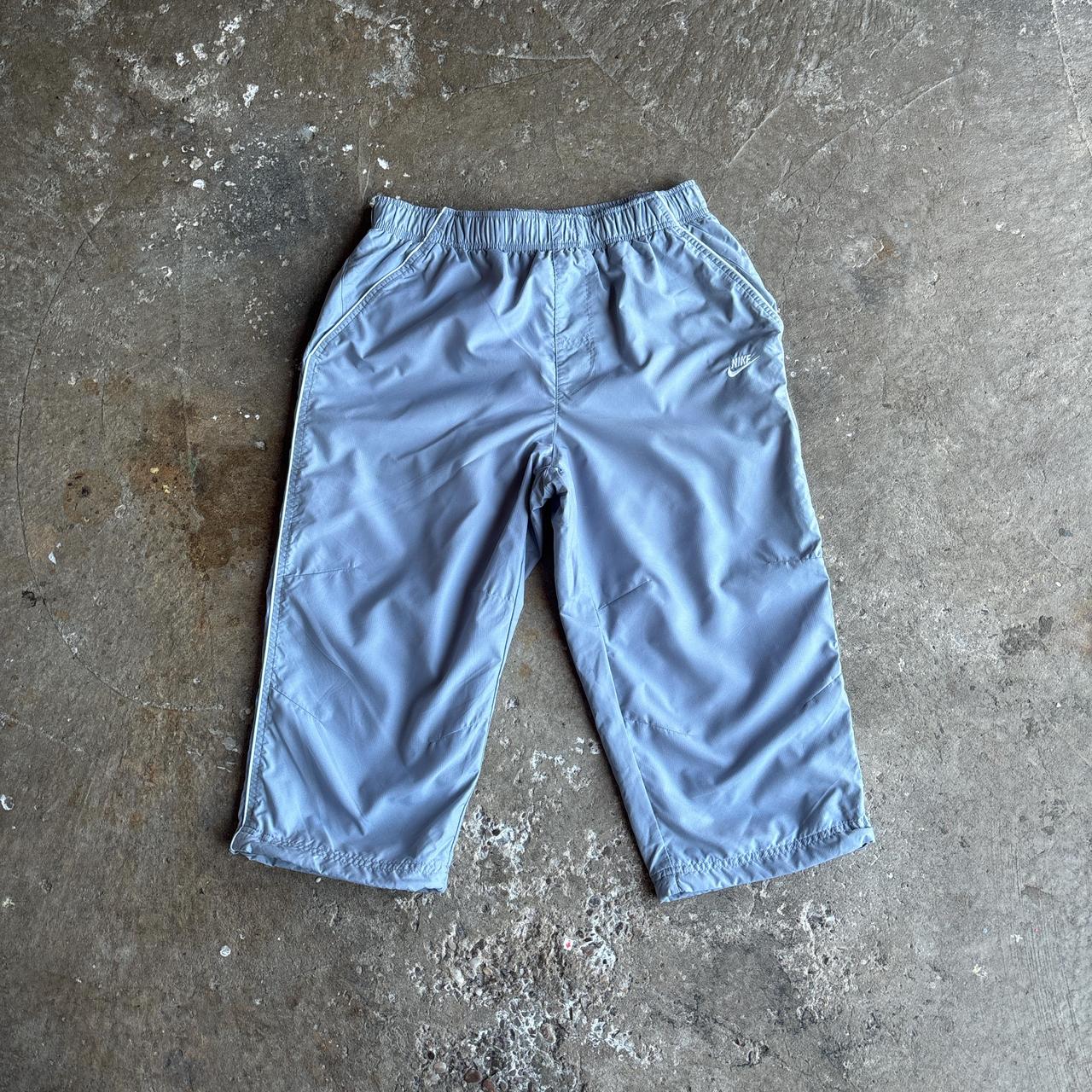 Grey Nike 3/4 Length Tracksuit Bottoms
