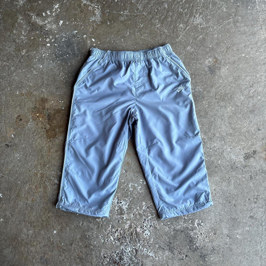 Grey Nike 3/4 Length Tracksuit Bottoms