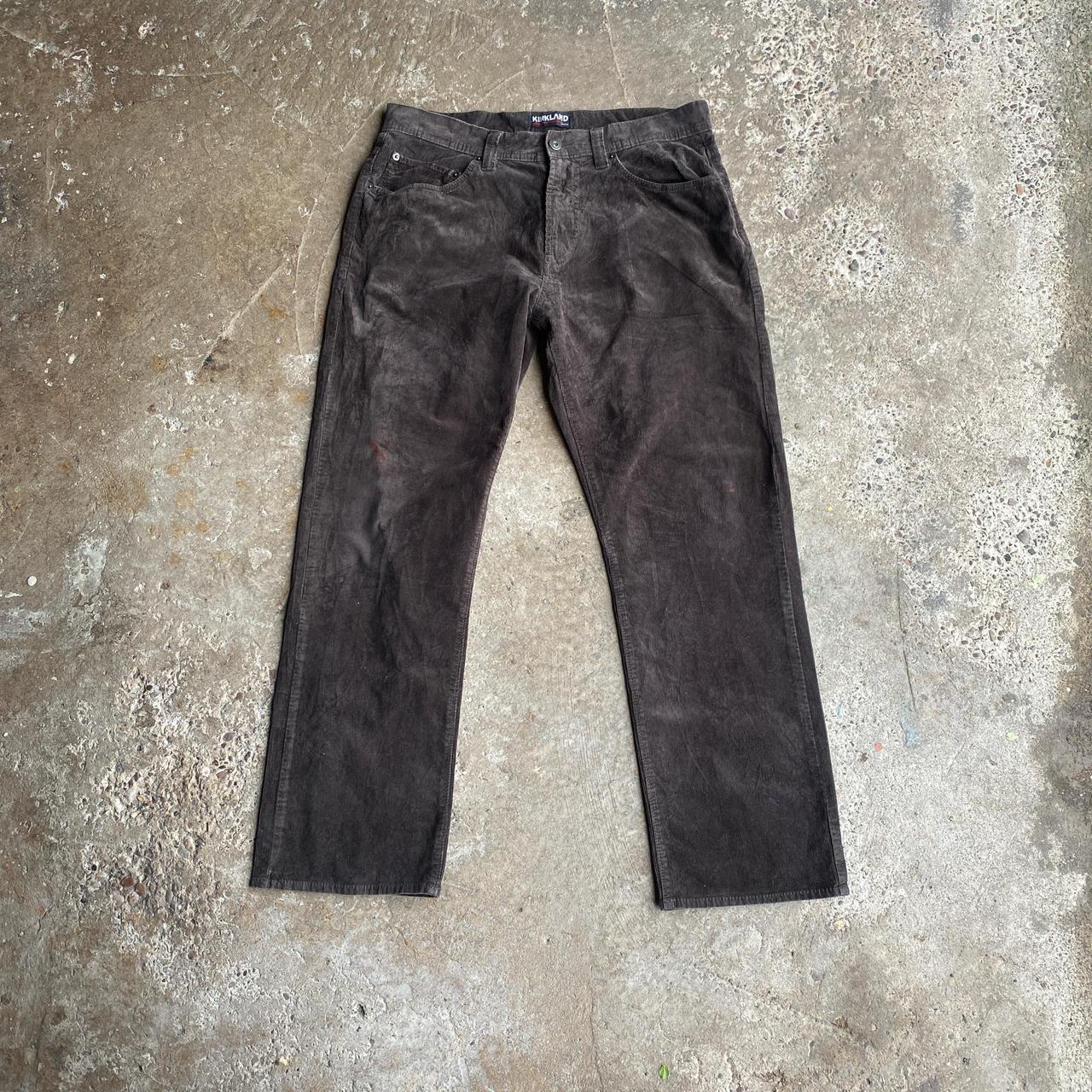 Brown Kirkland Corduroy Trousers - W34