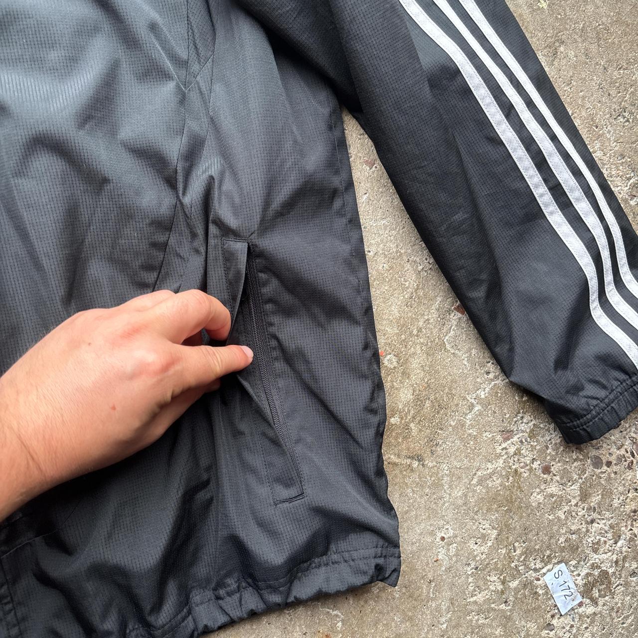 Black Derby County Adidas Windbreaker - L