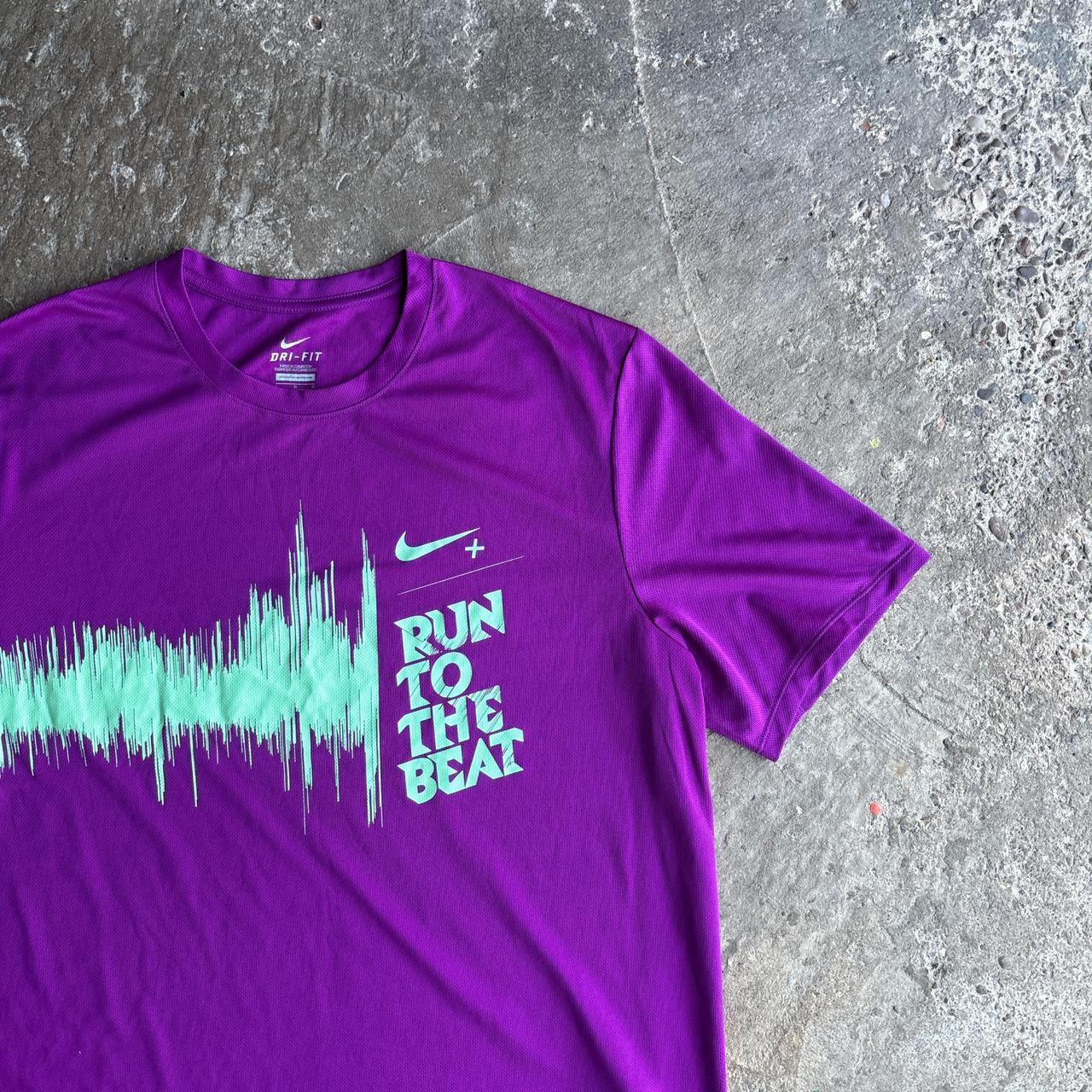 Purple Nike Running Dri-Fit T-Shirt