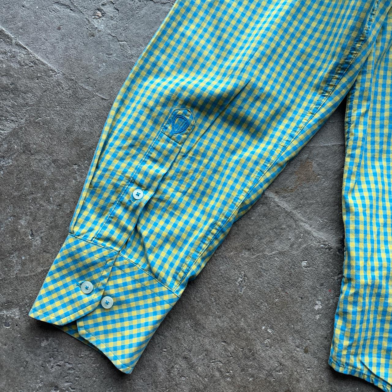 Vintage Yellow and blue Ben Sherman plaid shirt