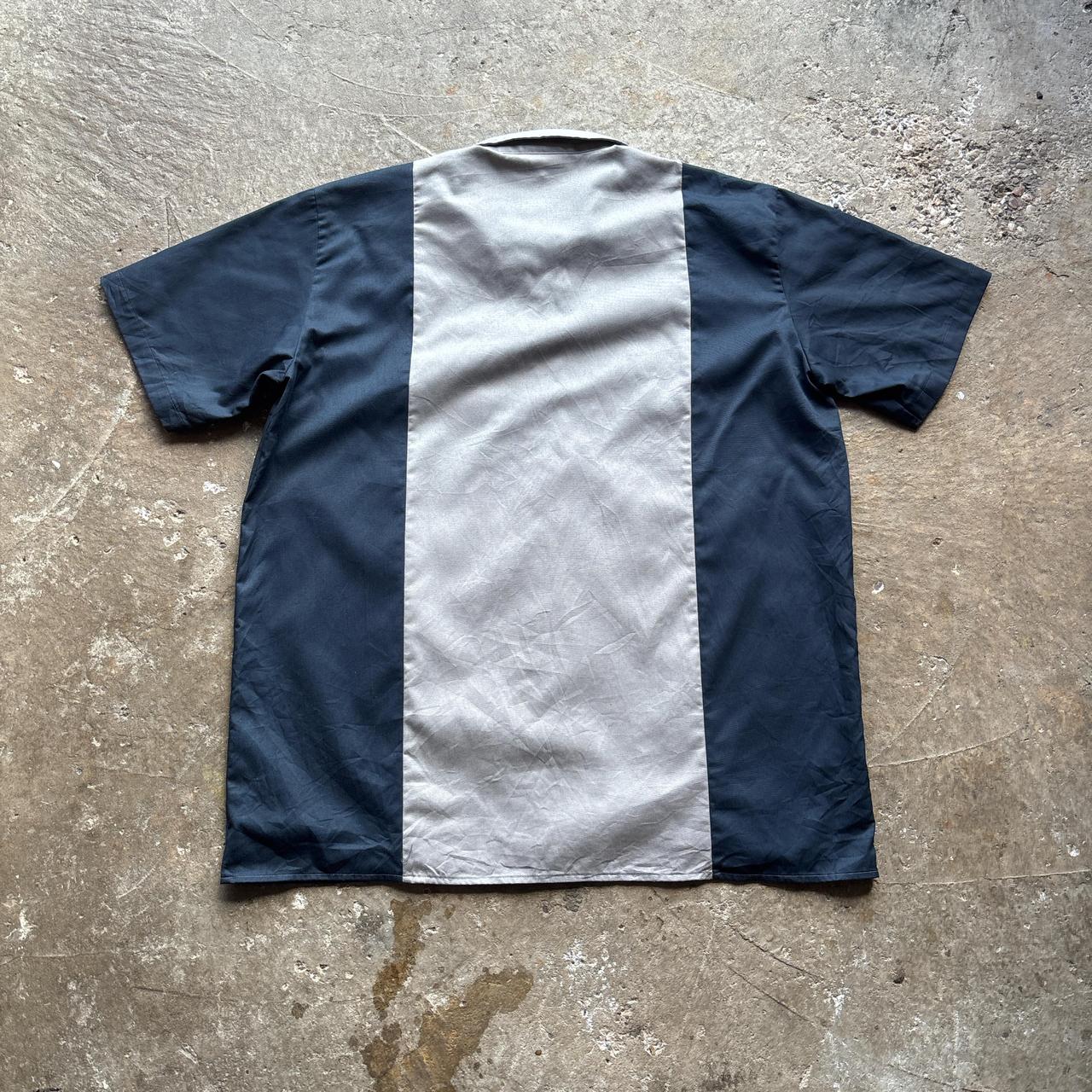 Navy & Grey Panel Dickies Workwear Shirt