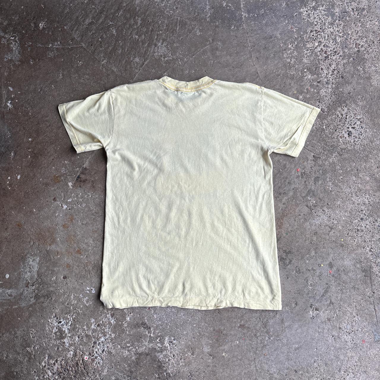Vintage Light Yellow Graphic ‘Rome’ T-Shirt