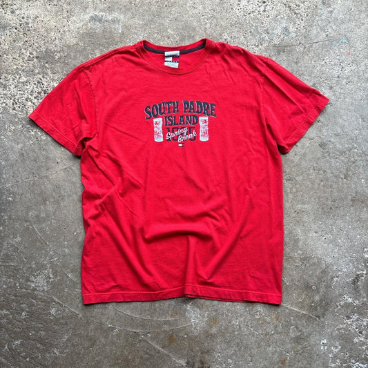 Red Tommy Jeans graphic tee