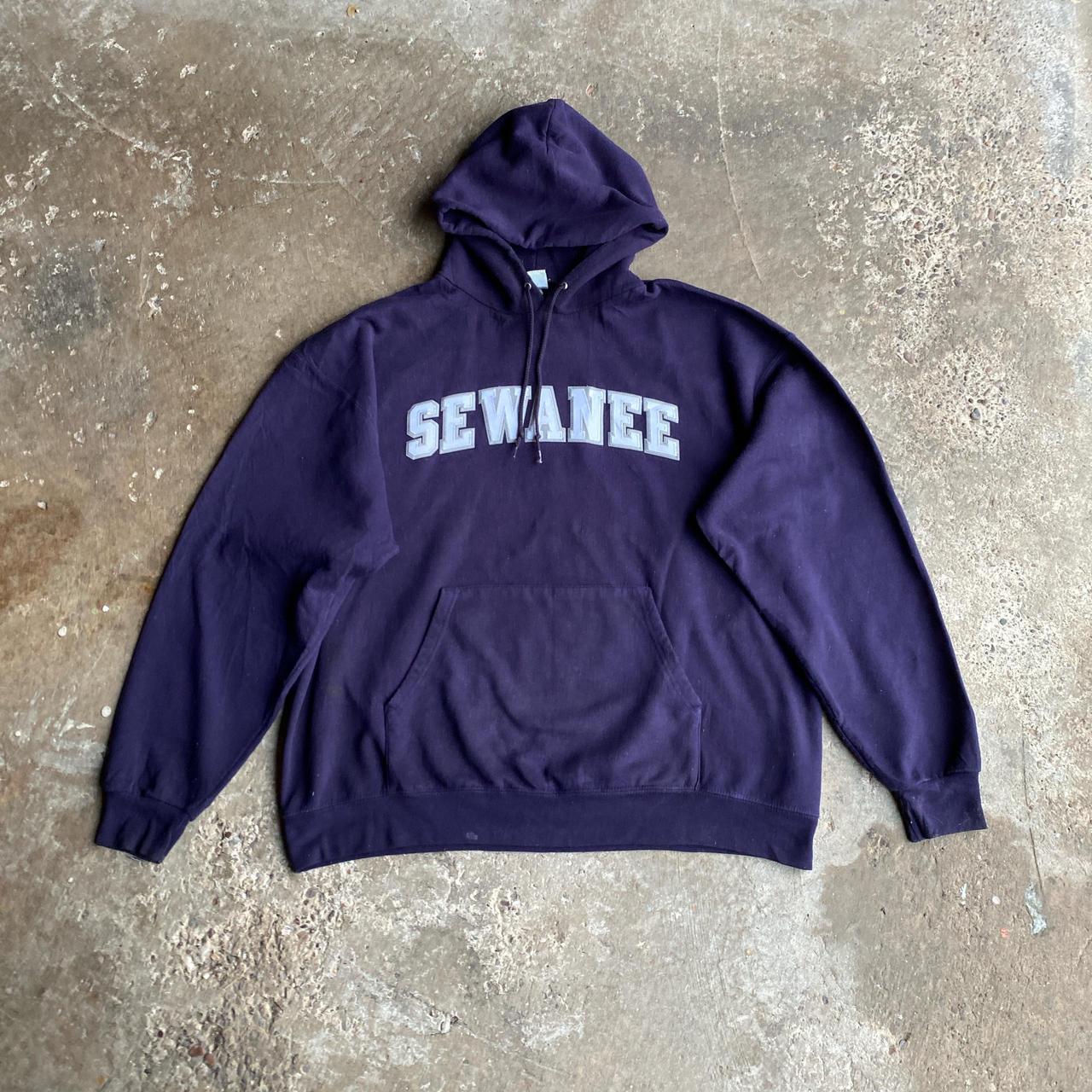Purple Champion Hoodie w/ Sewanee Text - XL